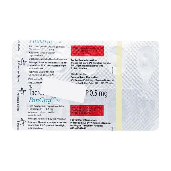 Pangraf 0.5mg Capsule 10'S