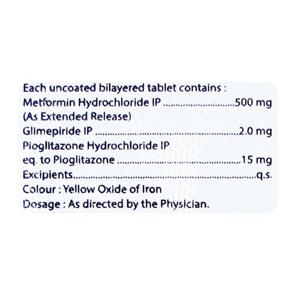 GLYCIREST GP 2 Tablet 10's