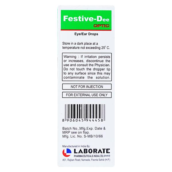FESTIVE DEE OPTIC Eye/Ear Drops 10ml