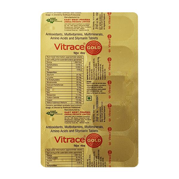 Vitrace Gold Tablet 10'S