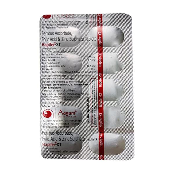 Hapifer Xt Tablet 10's