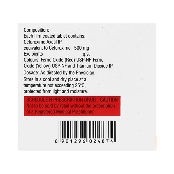 Ceroxim 500mg Tablet 10'S