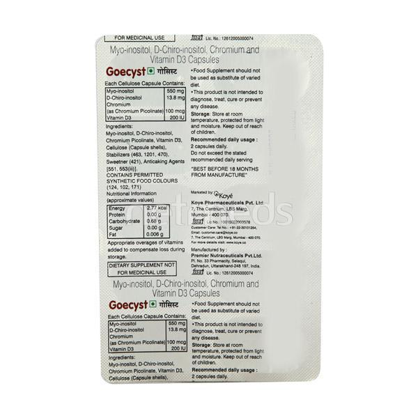 Goecyst Capsule 10'S