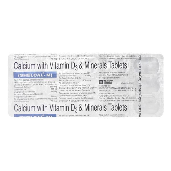 Shelcal M Tablet 15'S