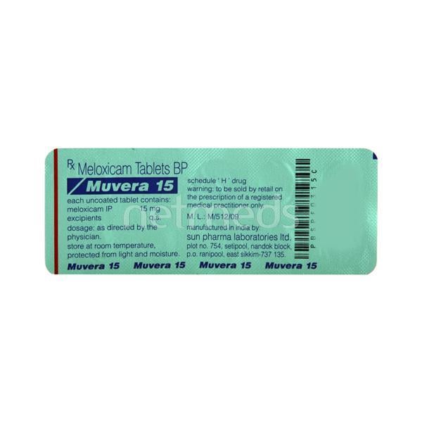 Muvera 15mg Tablet 10'S