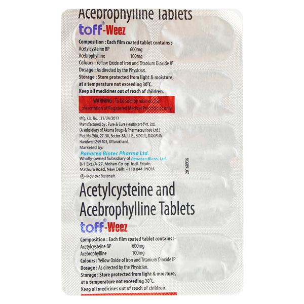 TOFF WEEZ Tablet 10's