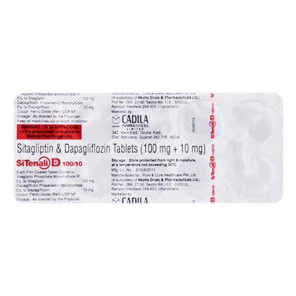 SITENALI D 100/10 Tablet 10's