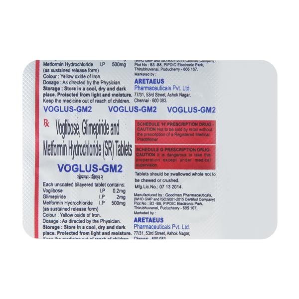 Voglus GM 2mg Tablet 10'S