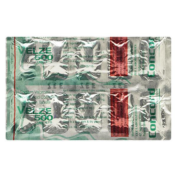 VELZE 500mg Tablet 10's