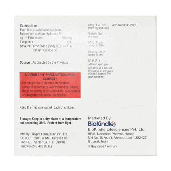 FAROKINDLE 200 Tablet 6's