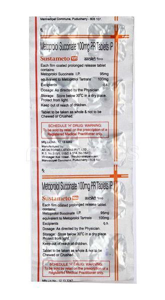 Sustameto 100mg Tablet 10'S