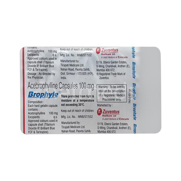 Brophyle 100mg Capsule 10'S