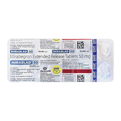 MIRABLAD 50 Tablet 10's