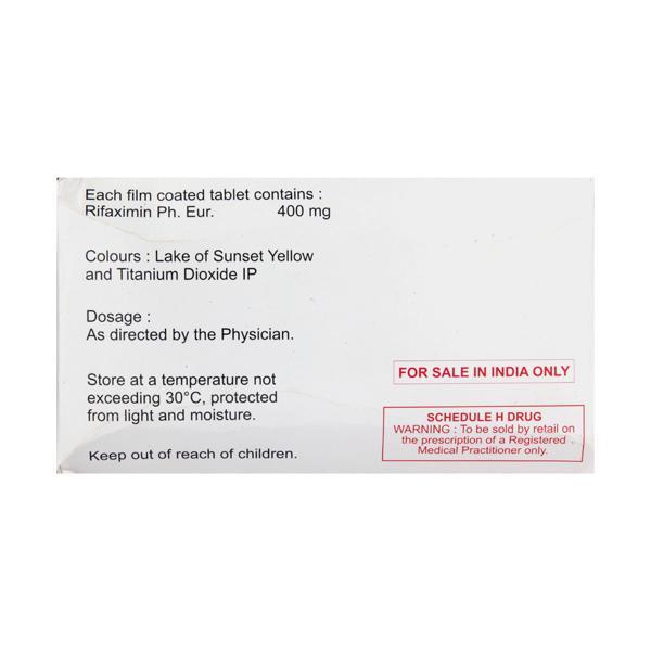 Rifaxigress 400mg Tablet 10'S