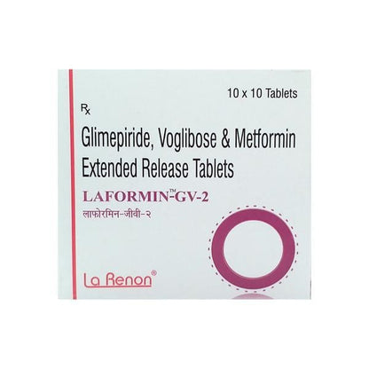 Laformin GV 2/500/0.2mg Tablet 10'S