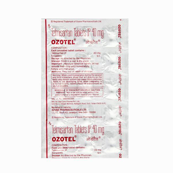 Ozotel 40mg Tablet 15'S