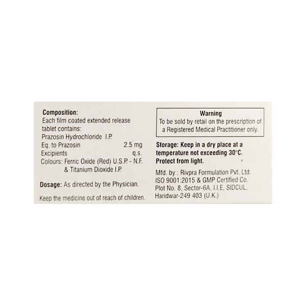 GENTROL 2.5 Tablet 10's