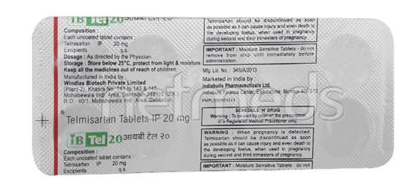 Ibtel 20mg Tablet 10'S
