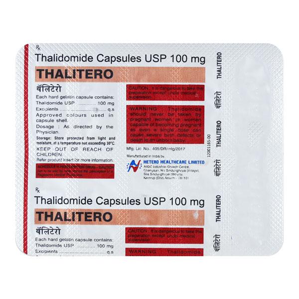 Thalitero 100mg Capsule 10'S