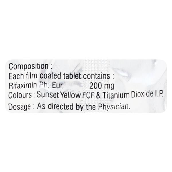 Rifaximax 200mg Tablet 10'S