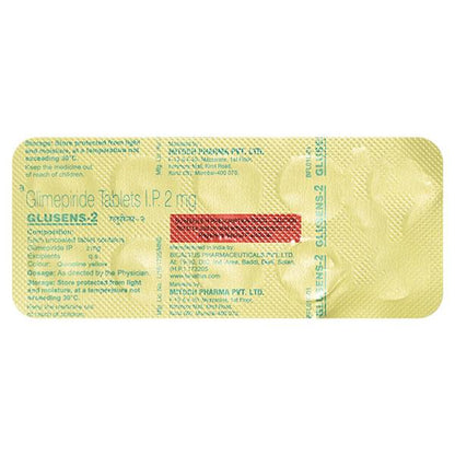 Glusens 2mg Tablet 10'S