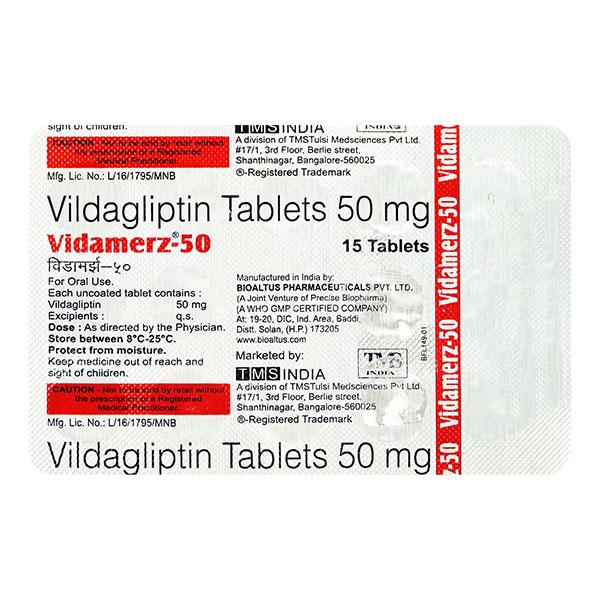 VIDAMERZ 50 Tablet 15's