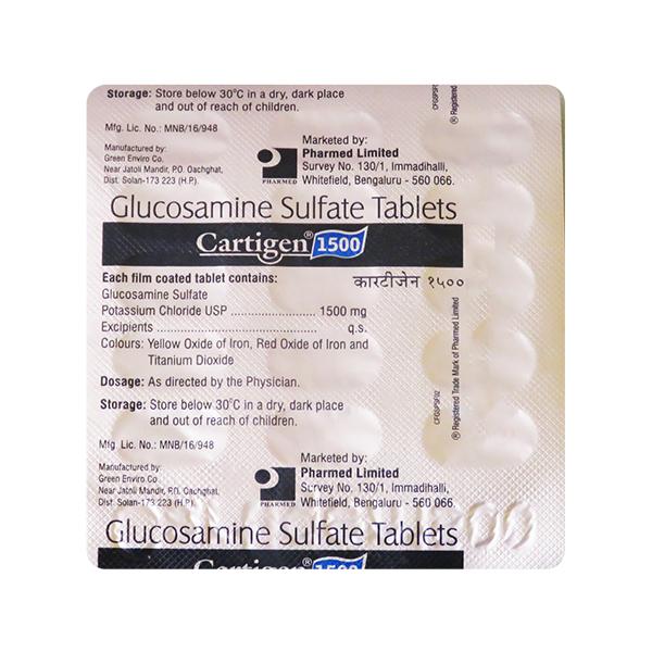 Cartigen 1500mg Tablet 15'S