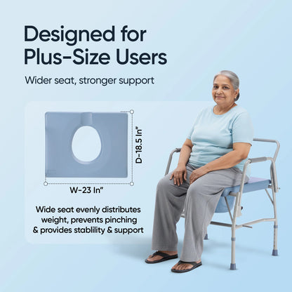 Frido Heavy Duty Commode Chair