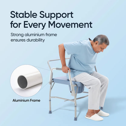 Frido Heavy Duty Commode Chair