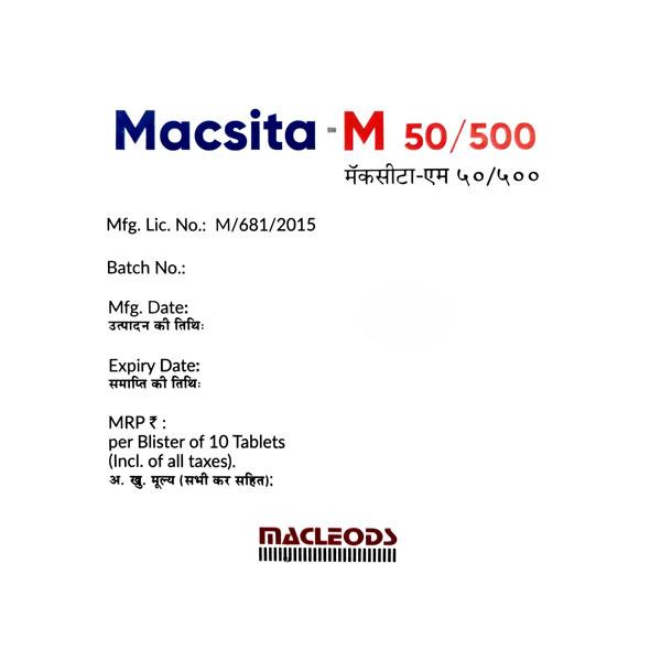 MACSITA M 50/500 Tablet 10's