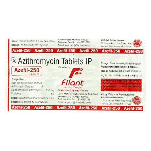 AZEFIL 250mg Tablet 10's