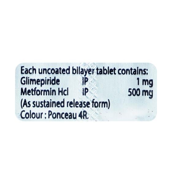 Life Pride M 1mg/500mg Tablet 10'S