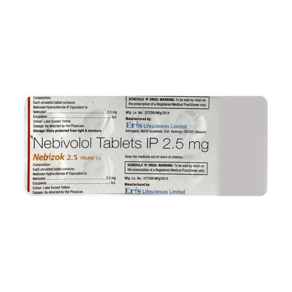 Nebizok 2.5mg Tablet 10'S