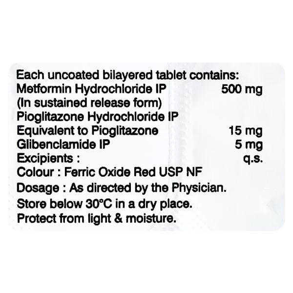 Triglycomet Tablet 10'S