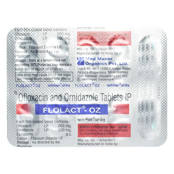 Flolact OZ Tablet 10'S