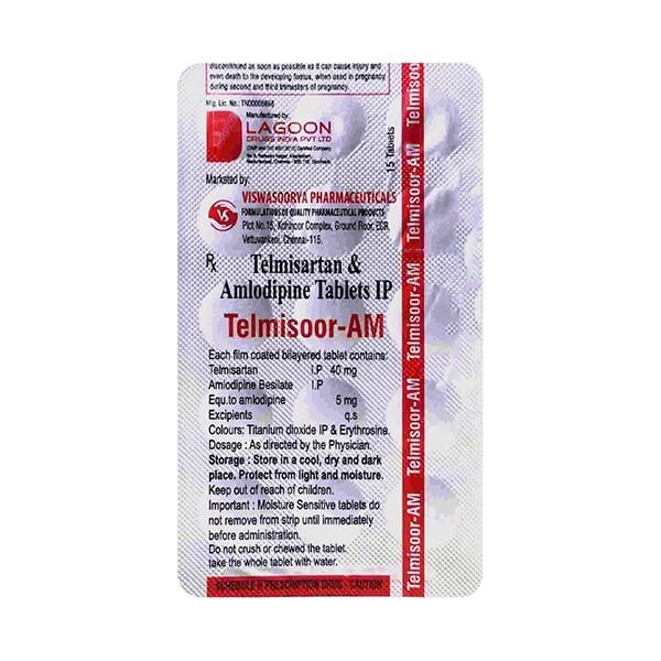 TELMISOOR AM Tablet 15's