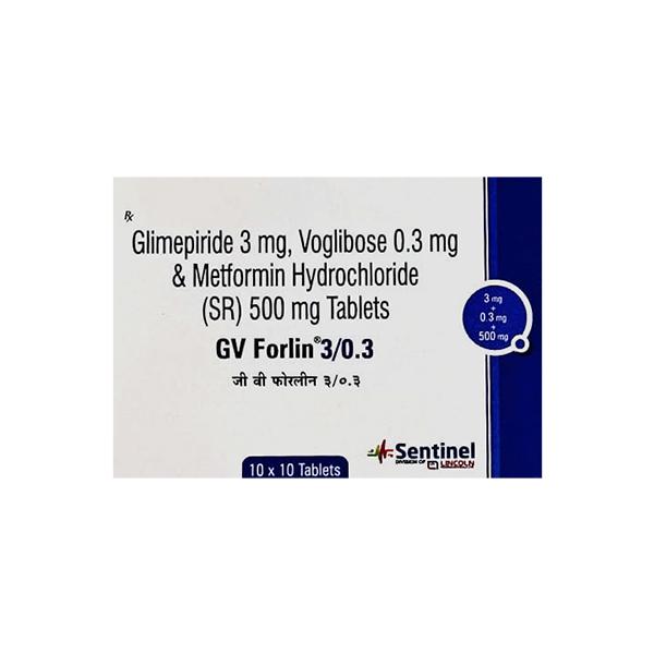GV FORLIN 3/0.3 Tablet 10's