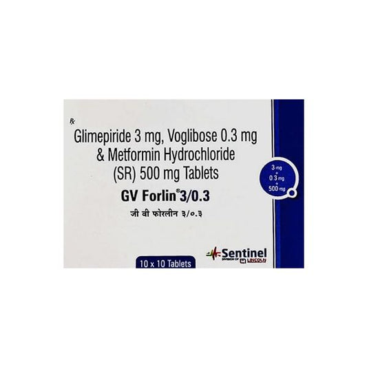 GV FORLIN 3/0.3 Tablet 10's