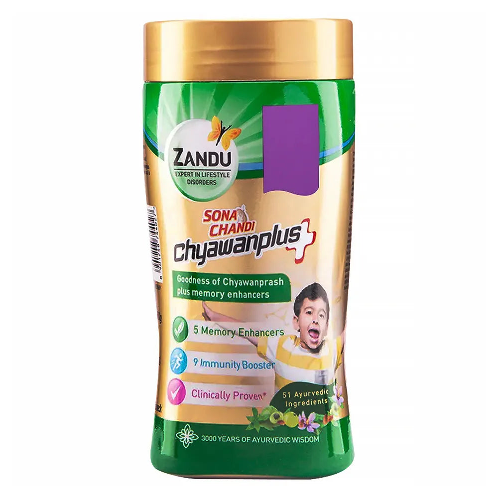 Zandu Sona Chandi Chyawanplus, 900 gm