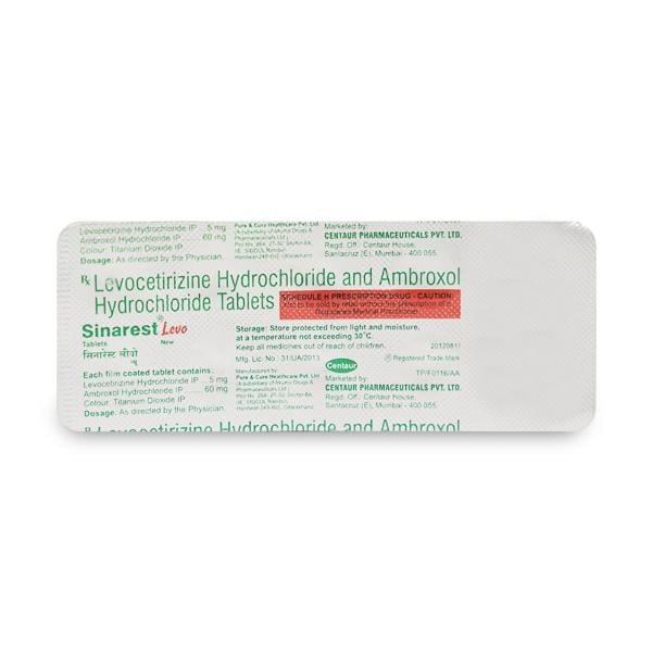 Sinarest Levo Tablet 10'S