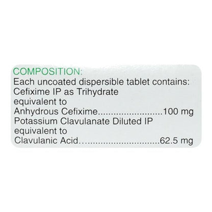 Zifi CV DT 100mg Tablet 10'S