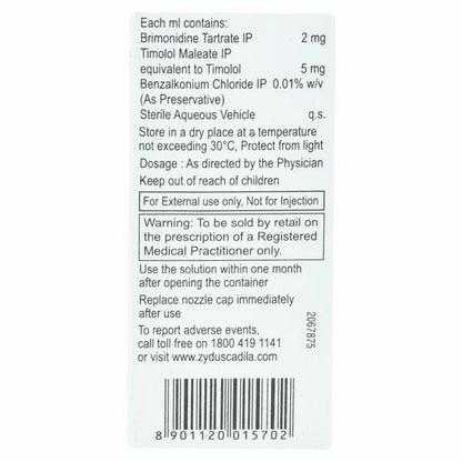 BRIOPT Ophthalmic Solution 5ml