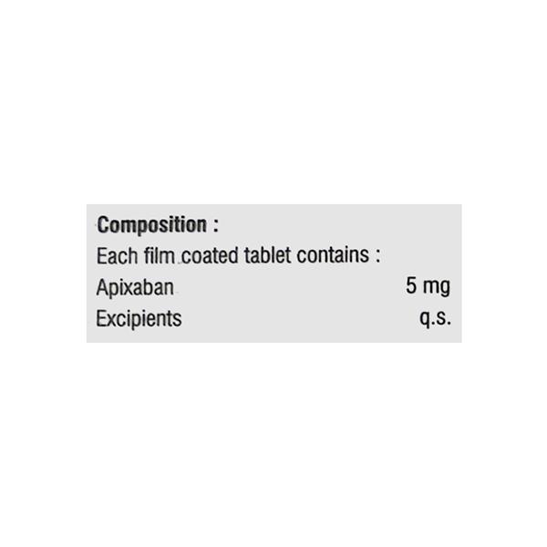 APIXAVAC 5 Tablet 10's
