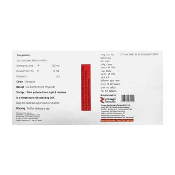 MEFAMIC SPAS Tablet 10's