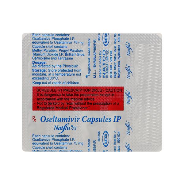 Natflu 75mg Capsule 10'S