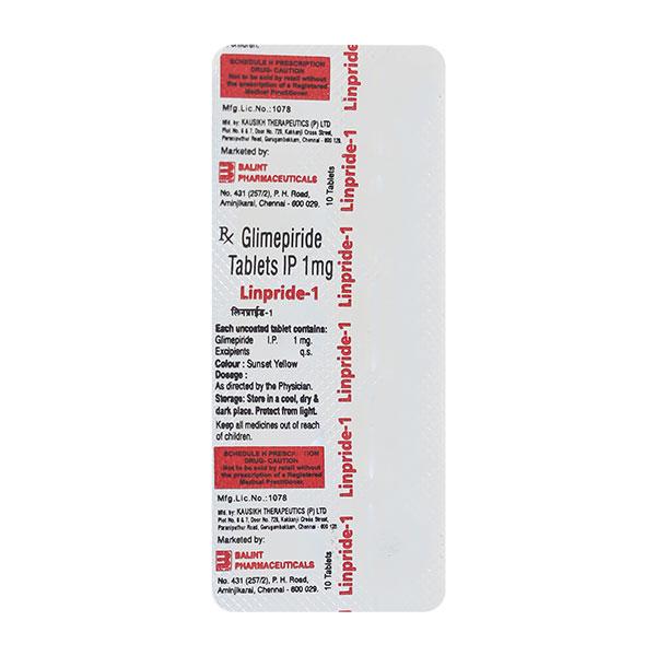 Linpride 1Mg Tablet 10's