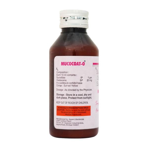 MUCOCOAT O SUGAR FREE Suspension 100ml