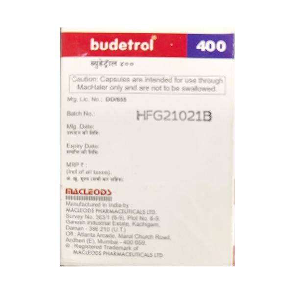 Budetrol 400mcg+12Mcg Capsule 30'S