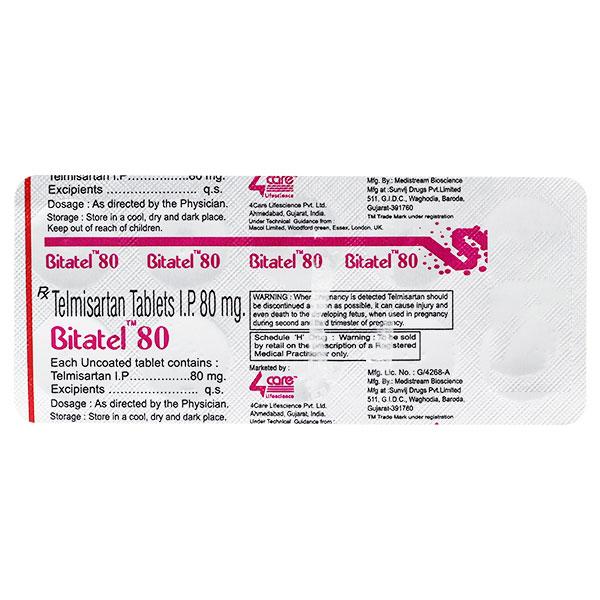 BITATEL 80mg Tablet 10's