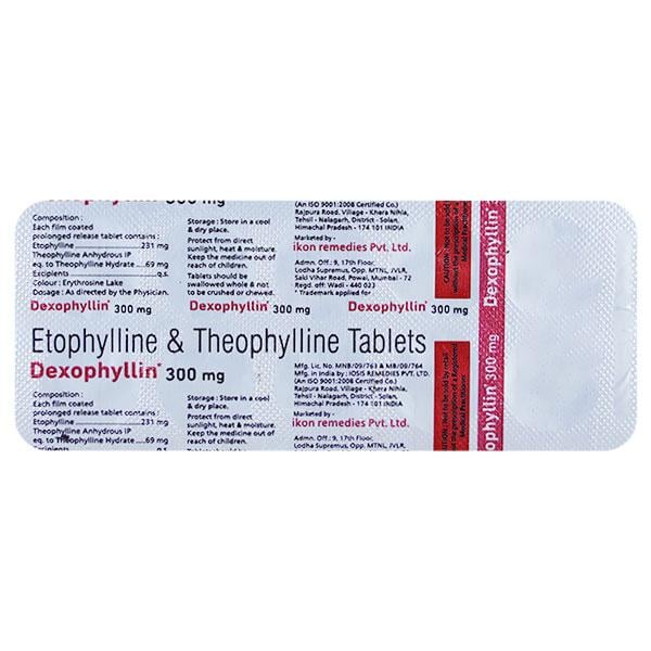 DEXOPHYLLIN 300mg Tablet 10's